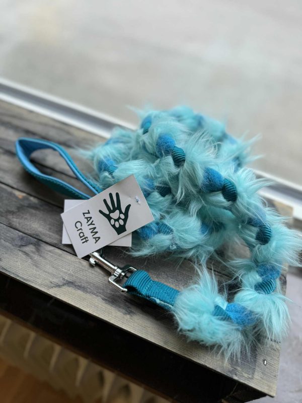 Agility leash with faux fur - Bild 4