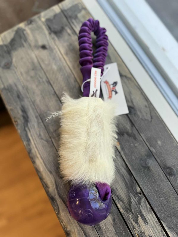 Elastisk fickkampis fårskinn med KONG Squeezz